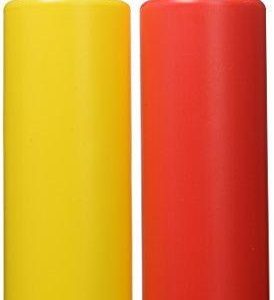 2 Ketchup and 2 Mustard Condiment Squeeze Bottles 8 Oz by Greenbrier