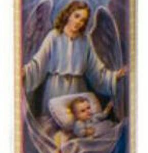 (Pack of 2) 8 Inch Devotional Unscented Candles (Guardian Angel)